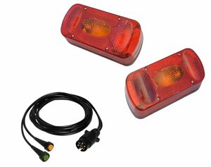Aspck Midipoint 2 Set Leuchten rechts + links und Kabel 9m 7-polig