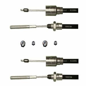 2 x Knott - Bremsseil  33921-1.03 H�llenl�nge: 630 mm - Gesamtl�nge: 840 mm
