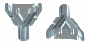 2 x Knott Halbschale Seilf�hrung Schalenoberteil f�r Bremsseile mit 22mm Glocke