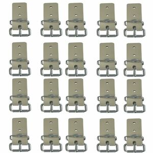 20 St�ck - Schnallkappe mit Rollschnalle, beige, Vers. 2