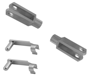 1 Set - Gabelkopf - 12x48 -M12 - Rechts + Links + ES-Bolzen