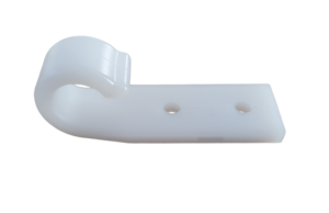 20 St�ck - Schleuderhaken Planenhaken wei�, breite Ausf�hrung