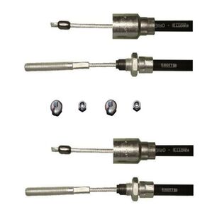 2 x Knott Bremsseil  33921-1.23  H�llenl�nge: 1830 mm - Gesamtl�nge: 2040 mm