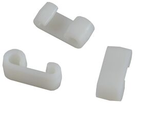 Expanderseil - 50Stk. - Doppelhaken - Planenhaken - Expander-Doppelhaken wei�