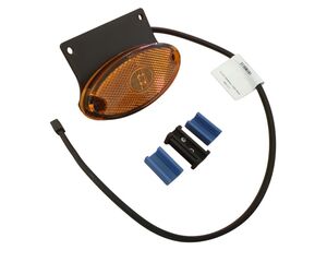 Aspck Seitenmarkierungsleuchte Flatpoint 2 LED Gelb 0,5 m Kabel mit Halter - 31-2369-017