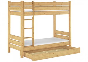 Etagenbett f�r Erwachsene 90x200 Nische 100 Stockbett Rollrost Matratzen Bettkasten 60.16-09MS1