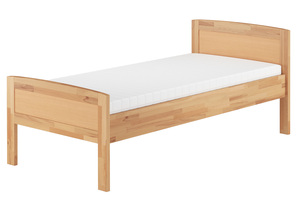 Einzelbett Buche Seniorenbett 90x200 Massivholzbett mit Rollrost 60.72-09FLM