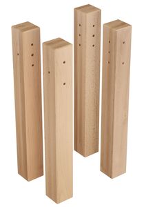 Erh�hung f�r Buche Bett Modell 84 F��e zur Erh�hung 60.84-01