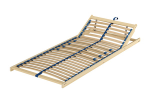 70.32-08-190 FV Federholzrahmen Lattenrost 80x190 cm  Kopfteil verstellbar