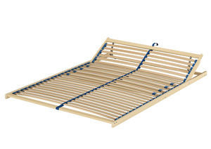 70.32-14 FV Federholzrahmen Lattenrost 140x200 cm Kopfteil verstellbar