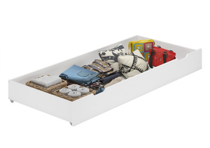 Bettkasten f�r unsere Einzelbetten und Seniorenbetten - Kiefer wei� - 90.10-S4W