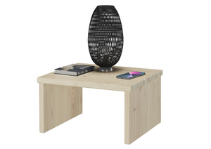 Metallfreier Nachttisch niedrig aus Fichte massiv 90.20-K6