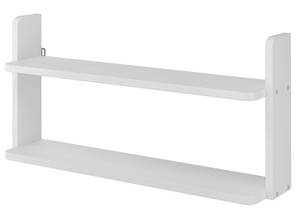 Wei�es Regal Wandregal B�cherbord B�cherregal Kiefer massiv f�r Etagenbetten 90.26-0 W