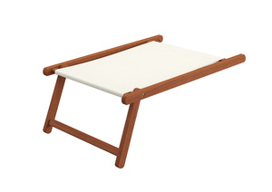 Liegestuhl-Zubeh�r Fu�teil dunkles Holz - Farbe w�hlbar V-10-300-360