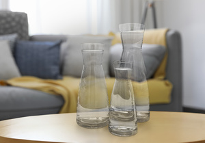 Glaskaraffe verschiedene Gr��en und F�llmengen 0,25l oder 0,5l oder 1l V-40.10-007G