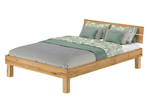 Zeitloses Ehebett Doppelbett Holzbett 160x200 Eiche massiv ge�lt V-60.88-16