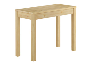 Schreibtisch Laptoptisch Beistelltisch Schmaler Esstisch 100x45 Kiefer Natur V-90.70-55A