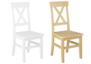 K�chenstuhl Massivholzstuhl Esszimmerstuhl Kiefer Stuhl 90.71-23