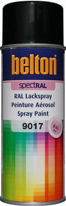 belton Lackspray RAL 9017 Verkehrsschwarz - 400ml Spraydose