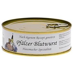 Pf�lzer Blutwurst - Traditionelle Hausmacher Spezialit�t nach eigenem Rezept 200?g