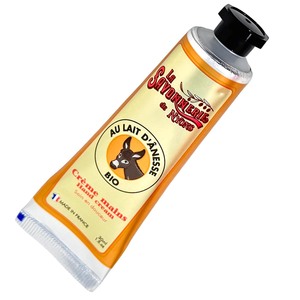 La Savonnerie De Nyons BIO Handcreme mit Eselsmilch, 30 ml - Intensive Pflege