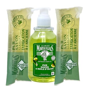 Le Petit Marseillais Fl�ssigseife: Olive - 300 ml + 2x 250 ml Nachf�llpack