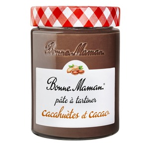 Bonne Maman Erdnuss-Schoko-Aufstrich - Cremiger Genuss mit R�stnoten, 350g