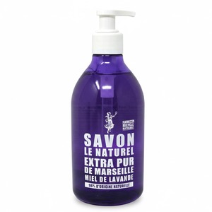 Savon Le Naturel Extra Pur de Marseille Fleur Miel de Lavande 500ml Lavendelhonig