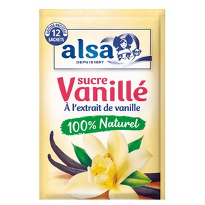 Alsa Vanillezucker mit nat�rlichem Extrakt - 12 Beutel (90g) f�r feine Desserts