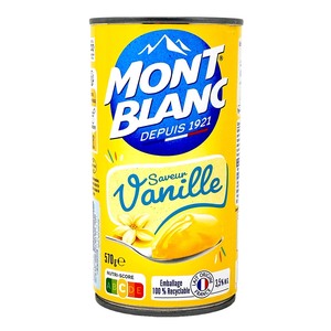 Mont Blanc Creme Vanille: Cremiges Dessert mit authentischem Vanillegeschmack
