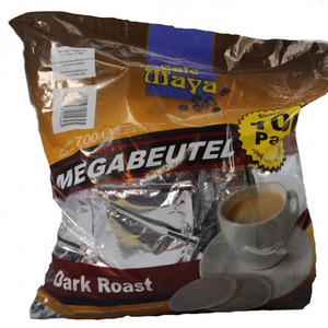 Eurocafe Grandioso Caf Dark Roast - 100 Kaffeepads im Megapack, einzeln aromaversiegelt