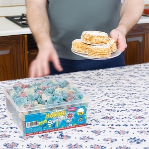 Haribo Les Schtroumpf Pik 1,2 kg - Saure Schl�mpfe f�r gro�en Naschspa�!