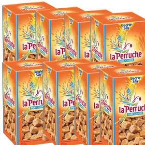 La Perruche Brauner Rohrzucker: Nat�rliche W�rfel - 8 x 750 g f�r feinsten Genuss