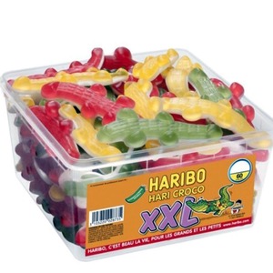 Haribo Croco XXL - Fruchtige Krokodil-Gummibrchen, 60 Stck, 1,6 kg Packung