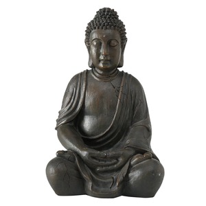FeineHeimat Buddha Figur sitzend in Meditation 50 cm - Inspirierende Gartendekoration fr spirituelle Harmonie