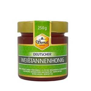 Honig Wernet Traditionsimker im Schwarzwald Deutscher Wei�tannenhonig im 250g Glas