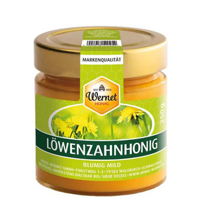 Honig Wernet Traditionsimker im Schwarzwald cremiger Lwenzahnhonig im 250g Glas