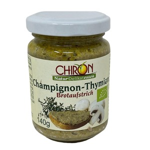 CHIRON Naturdelikatessen Bio Champignon-Thymian Brotaufstrich kbA 140 g