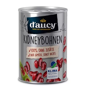 daucy Rote Kidneybohnen: Natrliche Vielfalt ohne Salz und Zuckerzusatz