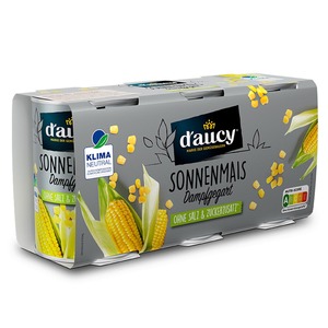 daucy Sonnenmais 3x110g: Nat�rliche Frische ohne Salz und Zuckerzusatz