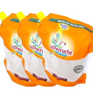 La Perruche nat�rlicher Brauner Rohrzucker 3 x 750 Gramm im Nachf�llbeutel