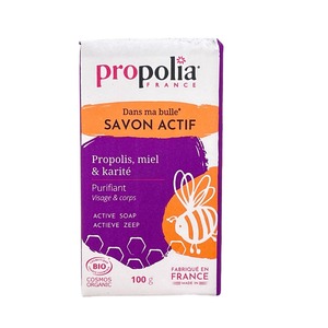 propolia FRANCE Savon actif Bio Propolis, Miel et Karit - Bio Seife mit Propolis, Honig und Shea Butter