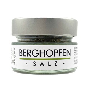 my herbs Berghopfen Salz - feines Alpensalz mit Berghopfen 70 Gramm im Glas