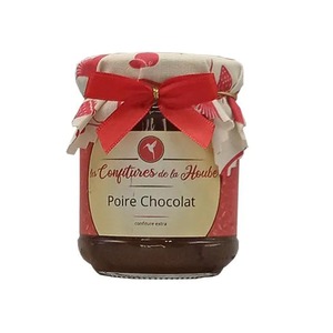 LES CONFITURES DE LA HOUBE Confiture extra Poire Chocolat Birnen Konfitüre mit Schokolade Stücken