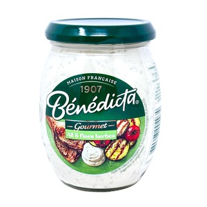 Bndicta BENEDICTA  Ail et fines Herbes Sauce mit Knoblauch und Krutern im 260g Glas