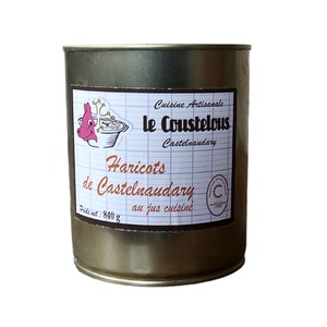 Le Coustelous Haricots de Castelnaudary gekochte Lingo Bohnen aus Frankreich
