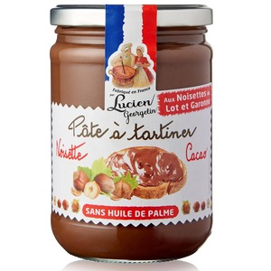 Lucien Georgelin Kakao-Haselnuss-Aufstrich ohne Palm�l - Franz�sische Delikatesse 400 Gramm