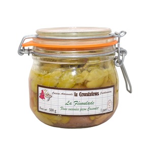 Le Coustelous Fvoulade gekochte Bohnen nach Cassoulet Art mit Wrstchen und Entenconfit