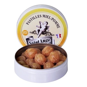 Saint-Ange Honig/Apfel-Pastillen - Handgefertigte Pastillen aus Frankreich, 50g