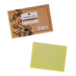 BOTANIC SPA Schafmilch Seife Geschenkbox - Handgefertigt, Eukalyptus & Zitronengras